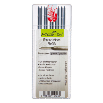 Pica DRY Pencil Spare Leads - GRAPHITE